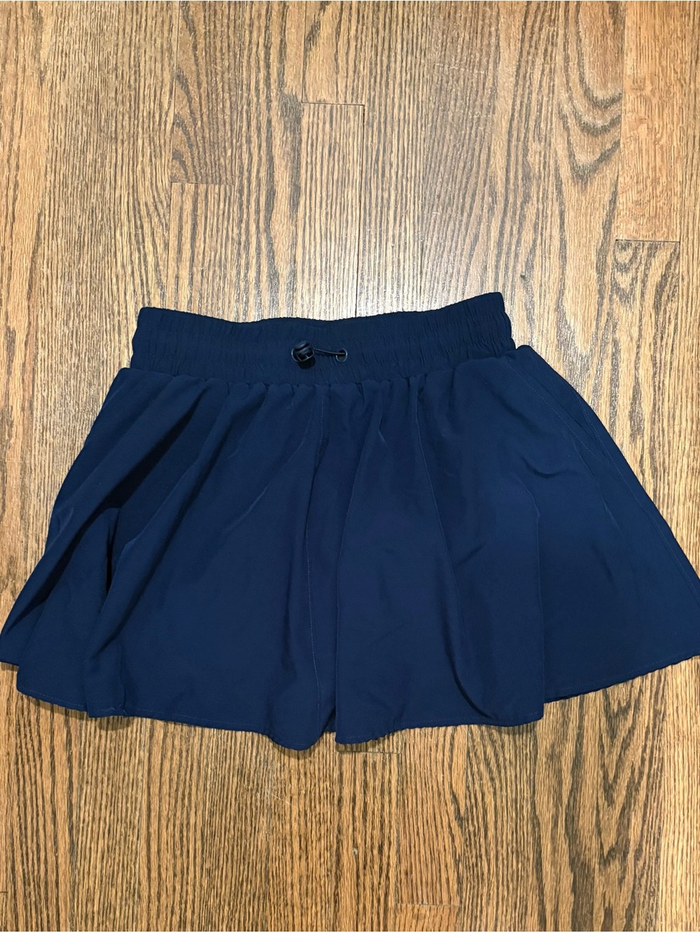Women’s Navy Drawstring Skort with Elastic Waist